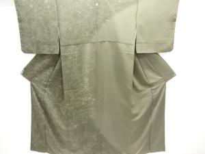 草花模様一つ紋訪問着